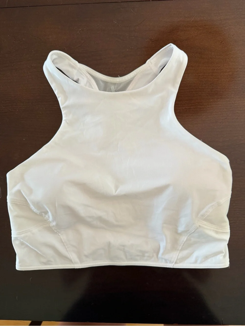 lululemon athletica White High-Neck Crop Sports Bra